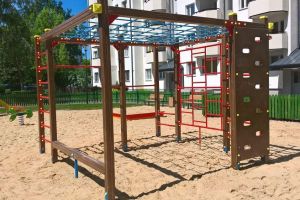 Playground opening in Warsaw